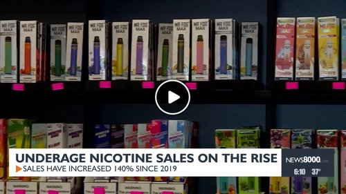 Underage Nicotine Sales on the Rise link to story